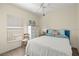 Bedroom with a full-size bed and neutral decor at 2060 Willow Hammock Cir # 304, Punta Gorda, FL 33983