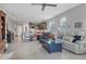 Open-concept living area showcases sleek flooring, neutral walls, and abundant natural light at 3115 Trustee Ave, Sarasota, FL 34243