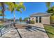 Community clubhouse and pool with bike rack, perfect for residents seeking recreation at 3115 Trustee Ave, Sarasota, FL 34243