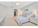 Bright main bedroom with walk-in closet at 318 Bay S Dr # 7, Bradenton Beach, FL 34217