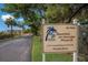 Private drive entrance to Bayshore on-the-Lake community, 55+ only at 3272 Lake Bayshore Dr # 515, Bradenton, FL 34205