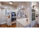 Well-equipped kitchen boasting stainless steel appliances and ample counter space at 4110 Riverview Blvd, Bradenton, FL 34209