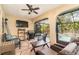 Spacious patio with seating, grill, and pool view at 4239 Durant St, Port Charlotte, FL 33948