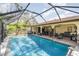 Relaxing pool and patio area, perfect for entertaining at 4239 Durant St, Port Charlotte, FL 33948