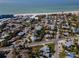 Aerial view of houses near the beach at 5607 Holmes Blvd, Holmes Beach, FL 34217