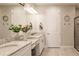 Elegant bathroom with double vanity and large shower at 6226 Plateau Ct, Bradenton, FL 34203