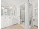 Clean and bright bathroom with white cabinetry at 6640 Pineview Ter # 6640, Bradenton, FL 34203