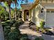 Brick walkway leading to the front entrance of the house at 7130 Westhill Ct, Lakewood Ranch, FL 34202