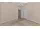 Bright bedroom with ceiling fan and neutral decor at 7156 Rue De Palisades # 3, Sarasota, FL 34238