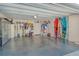 Spacious garage with ample storage and room for kayaks at 7806 Ontario Street Cir # 7806, Sarasota, FL 34243