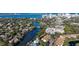 Wide view of waterfront property and surrounding area at 850 S Tamiami Trl # 402, Sarasota, FL 34236