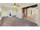 Sunroom with carpeted flooring and sliding glass doors at 865 Beverly Rd, Venice, FL 34293