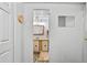 Clean bathroom with a vanity, mirror, and beige color scheme at 1111 49Th Avenue W Dr, Bradenton, FL 34207