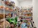 Well-organized pantry with ample shelving for food storage at 153 Soliera St, Nokomis, FL 34275