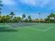 Well-maintained tennis courts surrounded by palm trees at 153 Soliera St, Nokomis, FL 34275