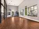 Bright yoga studio with hardwood floors and large mirrors at 153 Soliera St, Nokomis, FL 34275