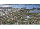 Aerial view showcasing Pelican Cove's location, amenities, and tennis courts at 1708 Glenhouse Dr # 414, Sarasota, FL 34231