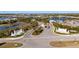 Aerial view of the Aria community entrance and neighborhood at 232 Corelli Dr, Nokomis, FL 34275