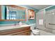 Clean bathroom with updated vanity and shower/tub at 3705 E Bay Dr # 212, Holmes Beach, FL 34217