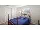 Bedroom with a double bed and dark wood furniture at 584 Beverly Rd, Venice, FL 34293
