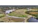 Aerial view of golf course at 7042 Twin Hills Ter, Lakewood Ranch, FL 34202