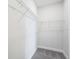 Empty bedroom closet with wire shelving at 8113 Moonbeam Ave, Sarasota, FL 34241