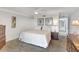 Spacious main bedroom with ample natural light at 1200 E Peppertree Ln # 607, Sarasota, FL 34242