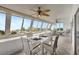 Sunroom boasts amazing city and ocean views at 1200 E Peppertree Ln # 607, Sarasota, FL 34242