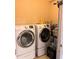 Laundry room with washer, dryer, and storage at 5630 3Rd W St, Bradenton, FL 34207