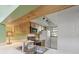 Kitchen with stainless steel appliances and wood cabinets at 608 N Jefferson Ave # 30, Sarasota, FL 34237