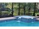 Enjoy this spa with waterfall feature at 9008 Willowbrook Cir, Bradenton, FL 34212