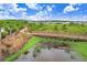 Wooden boardwalk path over serene waterway at 33443 Landsman Loop, Wesley Chapel, FL 33543