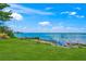 Expansive lawn with tranquil bay views at 3801 4Th Ave # 5, Holmes Beach, FL 34217