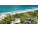 Private beach access with boardwalk and gazebo at 415 L Ambiance Dr # F608, Longboat Key, FL 34228