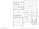 One story home floor plan with 3 bedrooms and 2 baths at 6261 Keating Ave, North Port, FL 34291