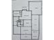 Floor plan showing a 2-bedroom, 2-bathroom home with an attached garage at 633 Calle De Peru, Sarasota, FL 34242