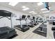 Fitness center featuring treadmills and other equipment at 6908 Drewrys Blf # 711, Bradenton, FL 34203