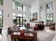 Elegant lobby with high ceilings and seating at 750 N Tamiami Trl # 420, Sarasota, FL 34236