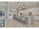 Modern kitchen with stainless steel appliances and ample cabinet space at 8544 Pavia Way, Bradenton, FL 34202