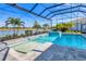 Resort-style pool with spa and screened enclosure at 8544 Pavia Way, Bradenton, FL 34202
