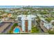 Aerial view of building and surrounding neighborhood at 101 Benjamin Franklin Dr # 54, Sarasota, FL 34236