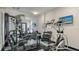 Well-equipped fitness center with various exercise machines at 101 Benjamin Franklin Dr # 54, Sarasota, FL 34236