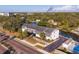 Aerial view of building, landscaping, and canal at 2124 N Tamiami Trl # 103, Sarasota, FL 34234