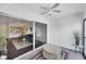 Lanai that opens to living area with modern decor, and comfortable seating at 2124 N Tamiami Trl # 103, Sarasota, FL 34234