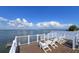 Relaxing rooftop deck offering breathtaking waterfront views at 2516 Avenue A, Bradenton Beach, FL 34217
