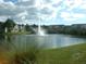 Community pond with fountain and lush landscaping at 4850 51St W St # 8104, Bradenton, FL 34210