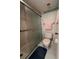 Simple bathroom with shower and toilet at 5171 Willow Links # 23, Sarasota, FL 34235