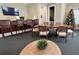 Clubhouse with bar, tables, and holiday decorations at 5613 Key Largo Ct, Bradenton, FL 34203