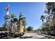 Gated community entrance with security features at 5613 Key Largo Ct, Bradenton, FL 34203