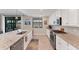 Eat-in kitchen with granite countertops and stainless steel appliances at 6035 Worsham Ln # 104, Lakewood Ranch, FL 34211